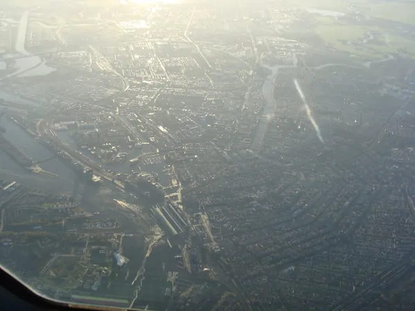 Amsterdam on a sunny Sunday morning.