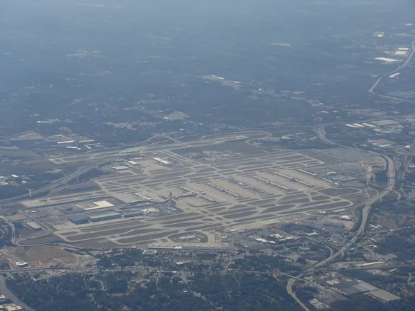 Atlanta Hartsfield-Jackson: always chaos, it's the busiest airport on earth.