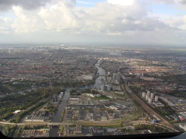 The Amstel through Amsterdam.